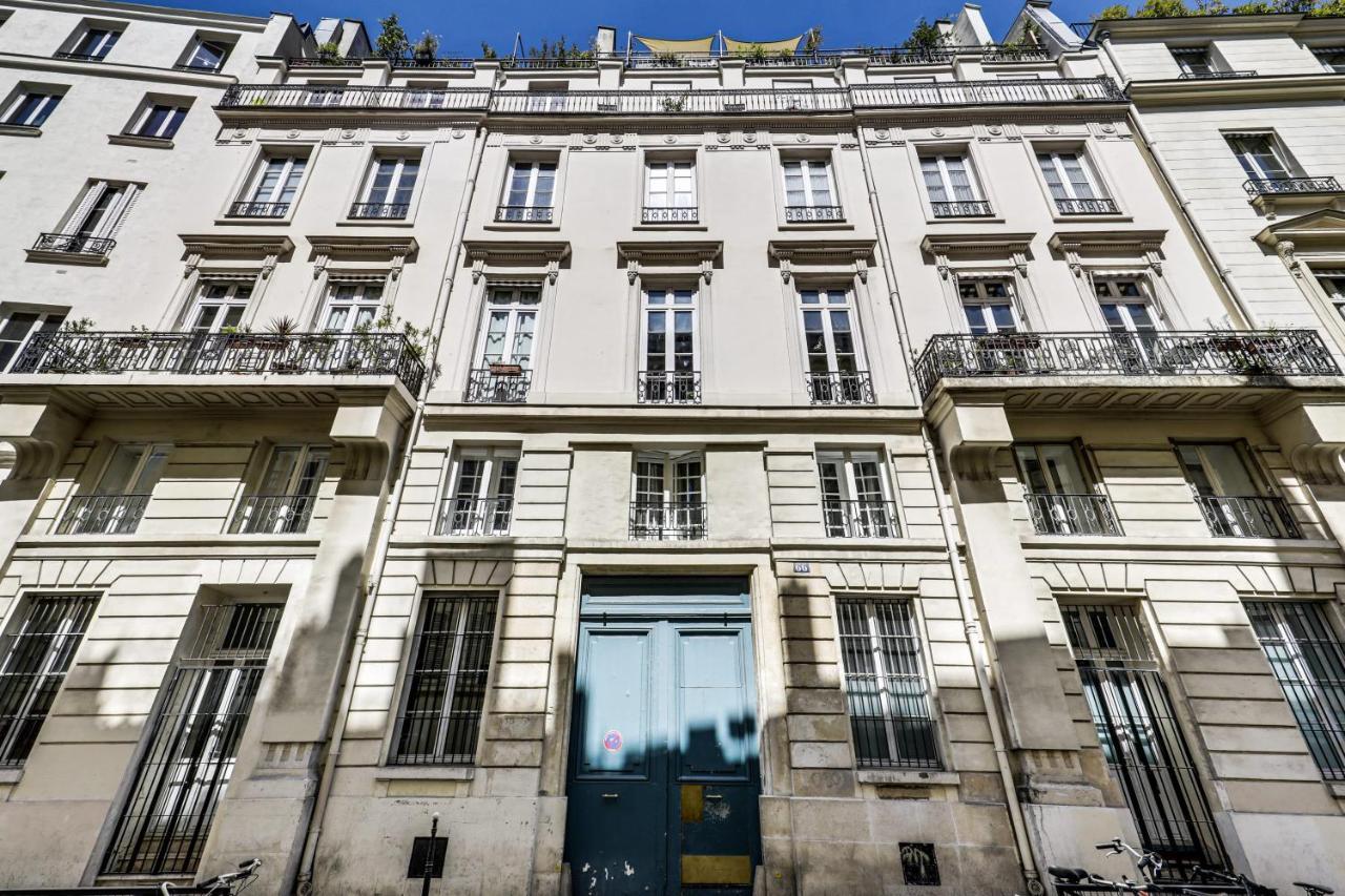 Modern French Studio In Paris Lägenhet Exteriör bild